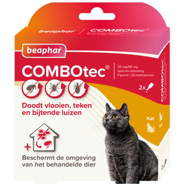 Beaphar Combotec vlooiendruppels kat