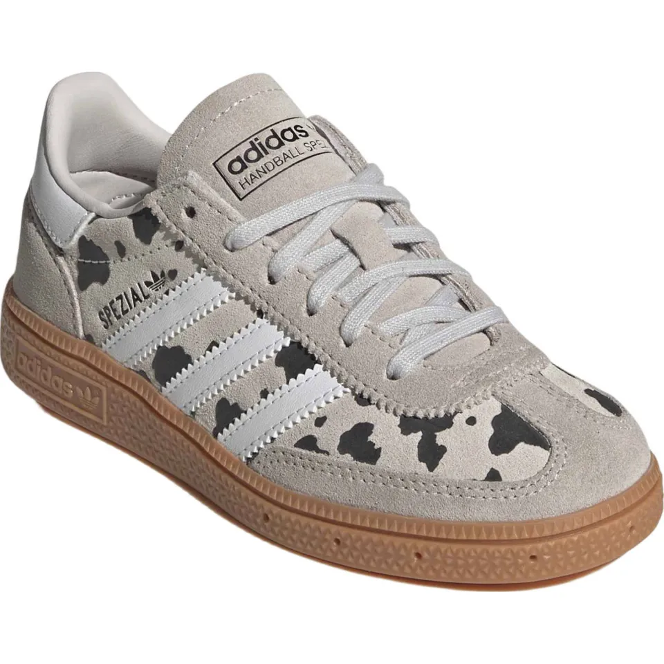 Adidas Handball Spezial sneakers koeienprint grijs/wit, foto 4