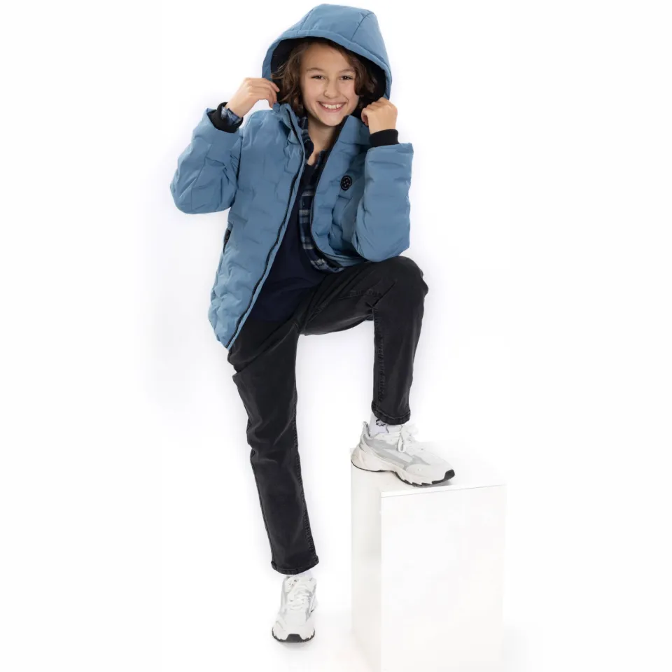 No Way Monday winterjas blauw