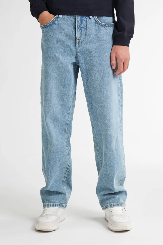 Petrol Industries loose fit jeans light blue denim, foto 3