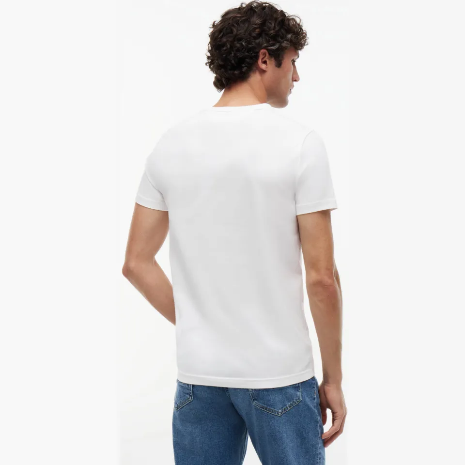 Tommy Hilfiger slim fit t-shirt wit, foto 6