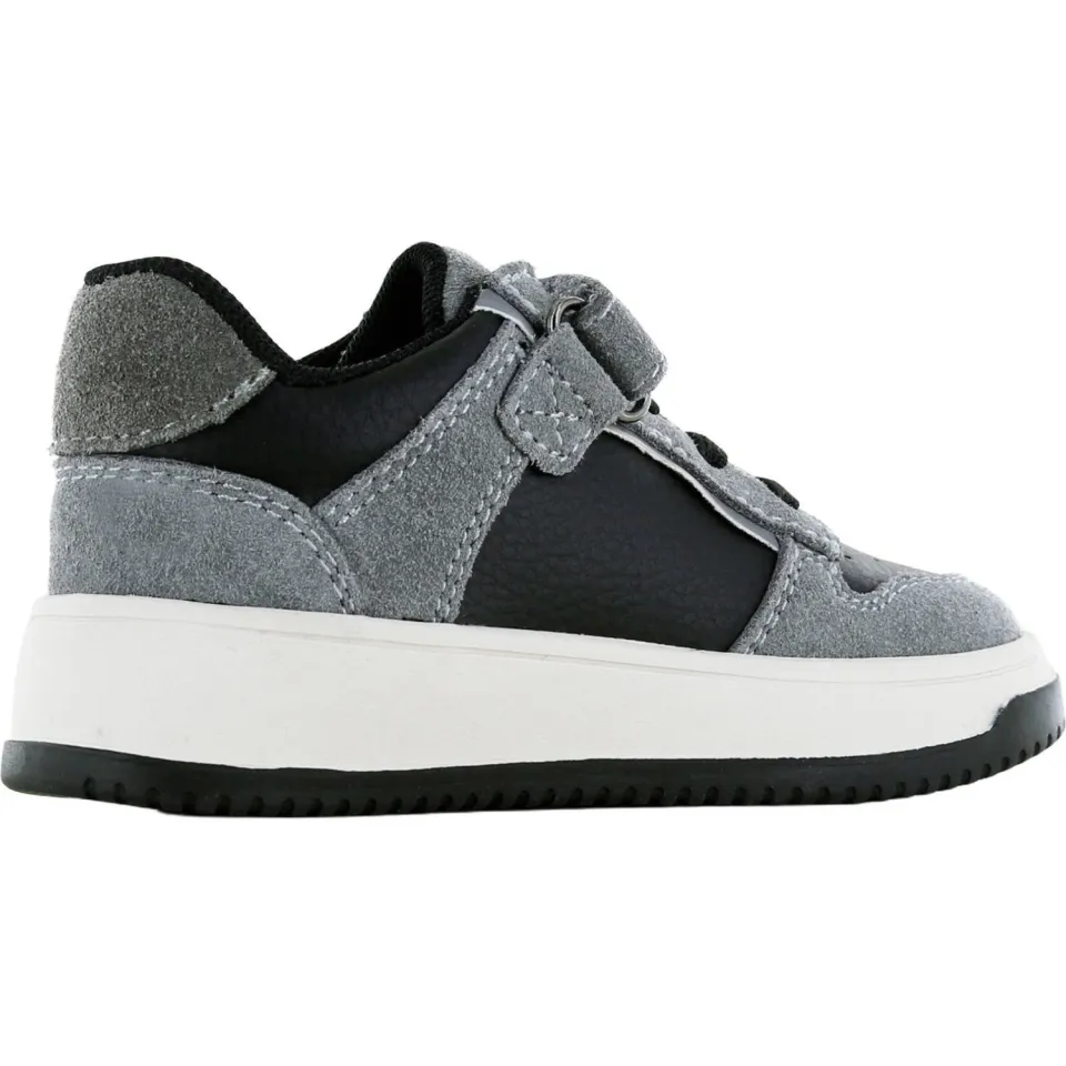 Shoesme suède sneakers - grijs/zwart, foto 4