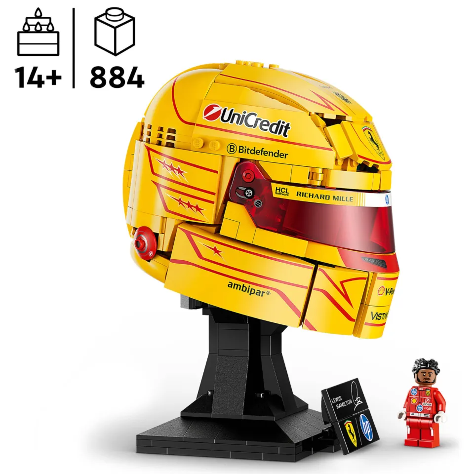 Lego Editions Vehicles Scuderia Ferrari HP Helm van Lewis Hamilton Set 43022, foto 2