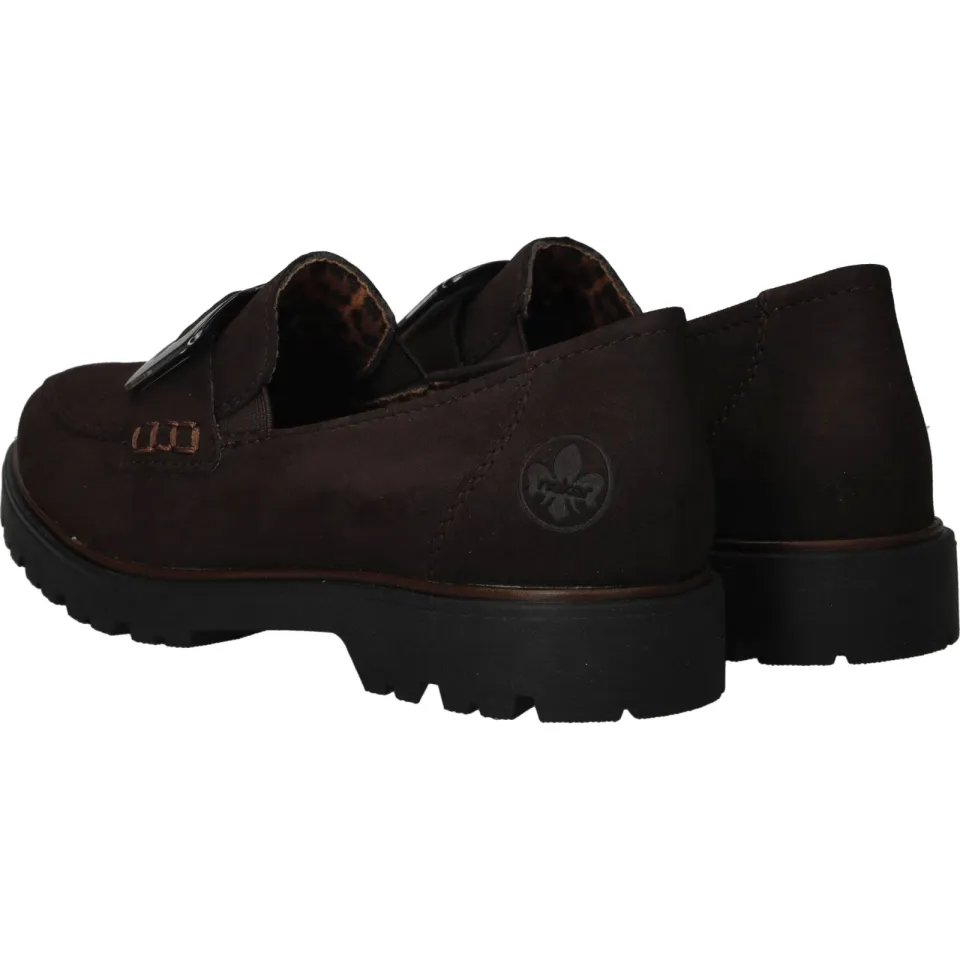 Rieker mocassin donkerbruin, foto 5