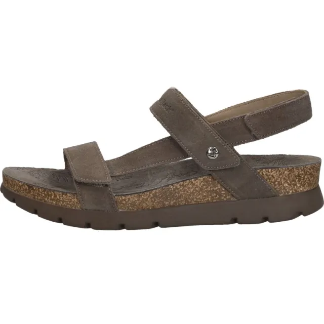 Panama Jack Selma velours sandalen bruin, foto 2