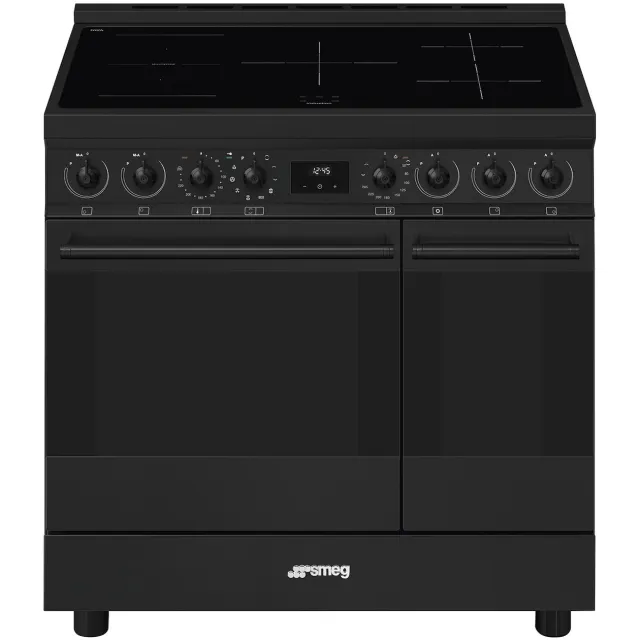 Smeg C92IPN2 inductie fornuis mat zwart