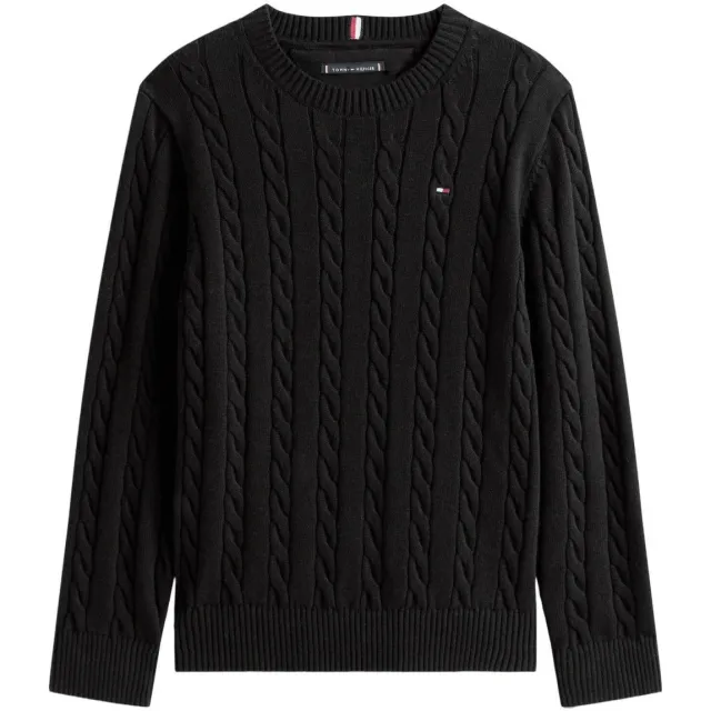 Tommy Hilfiger gebreide trui zwart