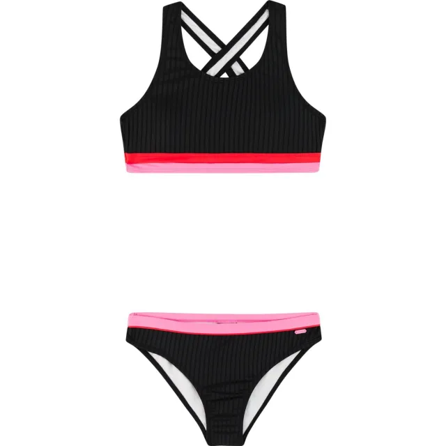 Protest crop bikini PRTYVETTE JR zwart