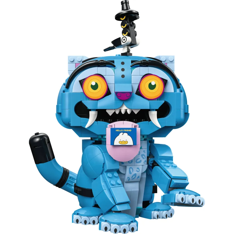 Lego KPop Demon Hunters Derpy Tiger en Sussie Bird Dieren Speelgoed - 72537, foto 7