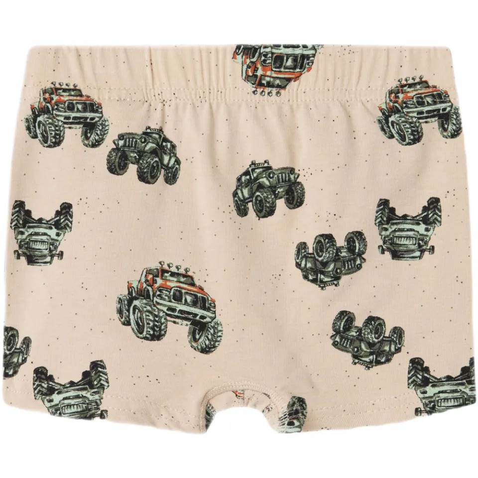 NAME IT MINI boxershorts met print beige/groen set van 3, foto 3