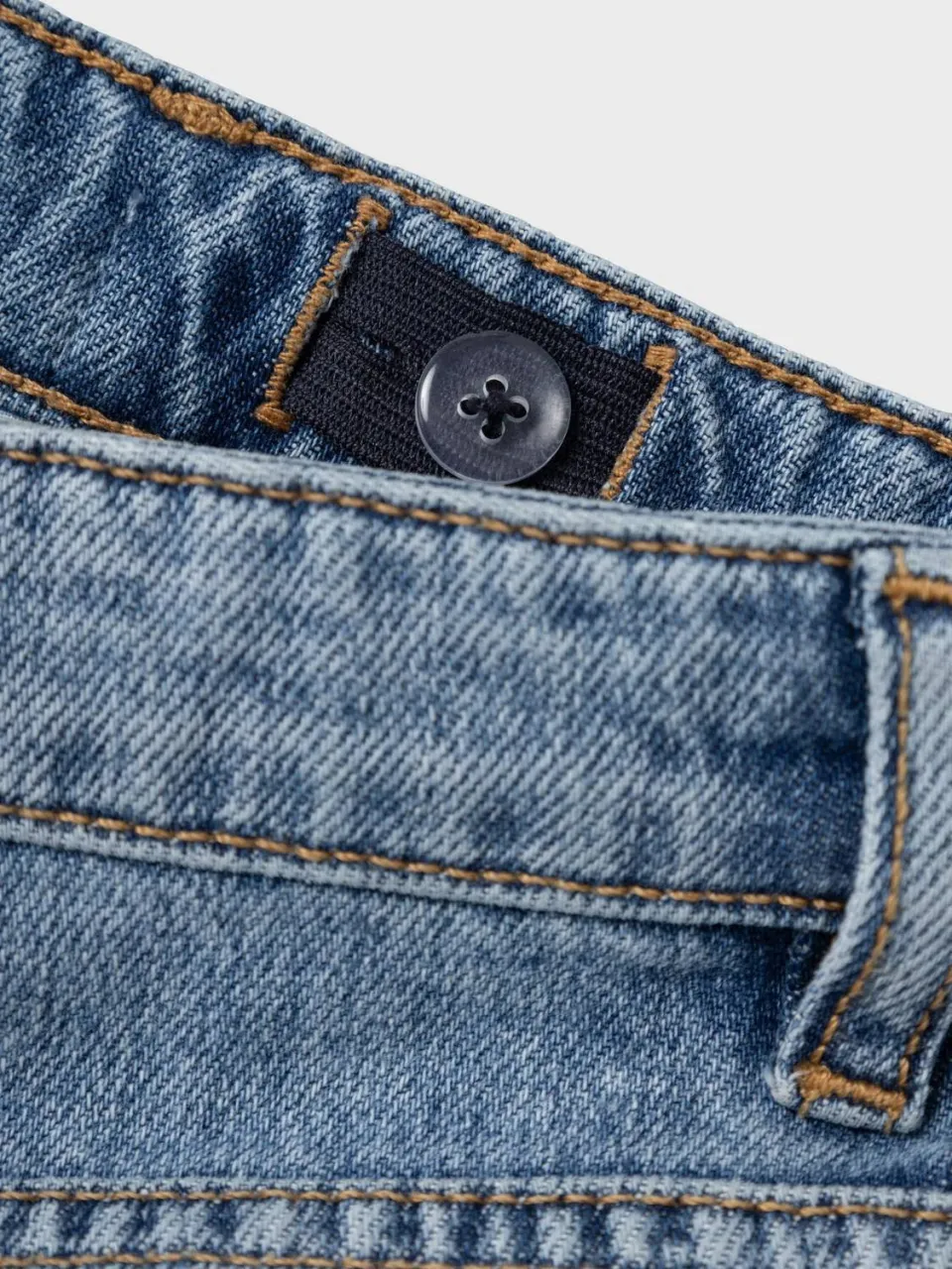 NAME IT KIDS straight fit jeans NKMRYAN medium blue denim, foto 6