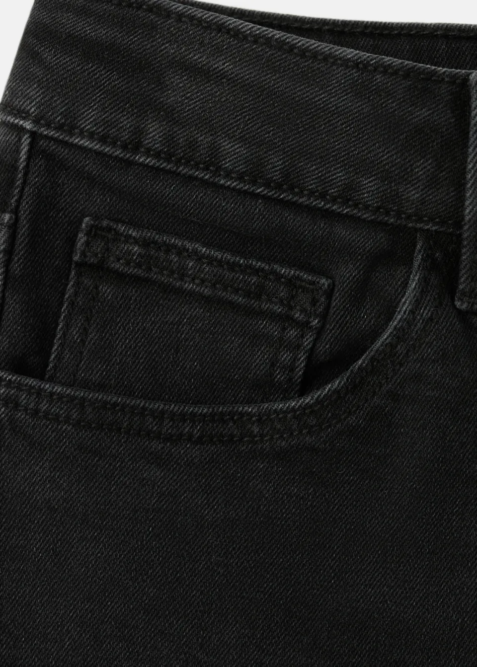 Mango Kids short black denim, foto 5