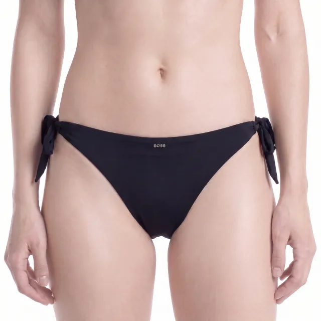Boss bikinibroekje met zijstrik zwart, foto 2