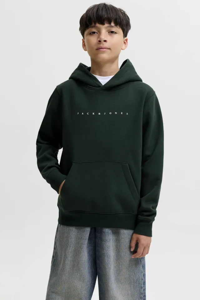 Jack & Jones JUNIOR hoodie - donkergroen Diep donkergroen