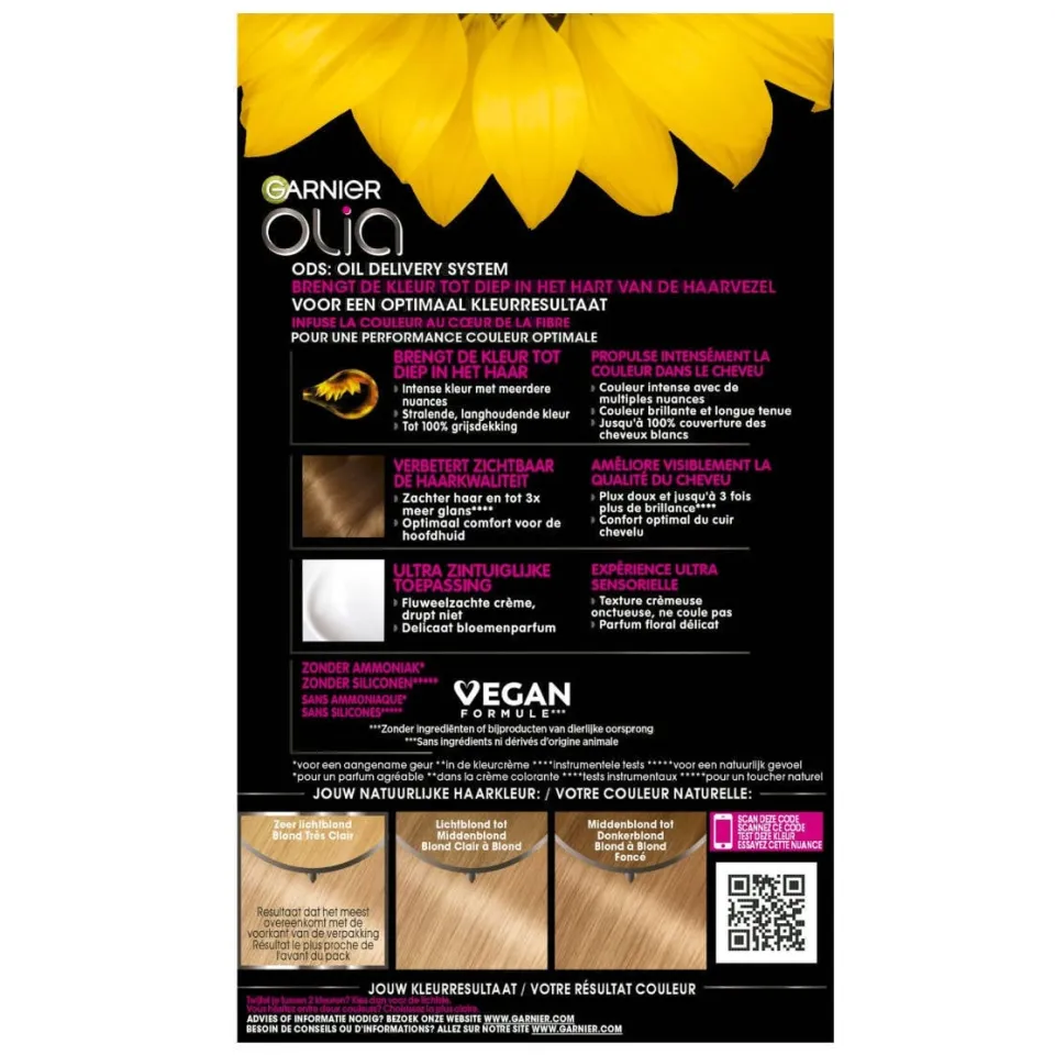 Garnier Olia haarkleuring 9.0 zeer lichtblond, foto 2
