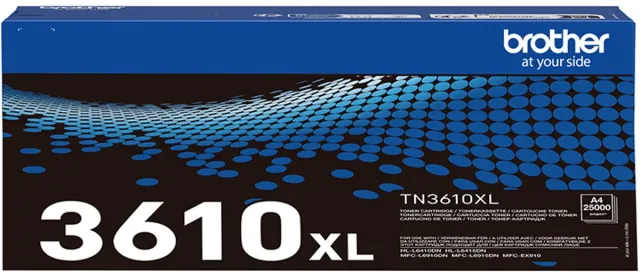 Brother TN-3610XL Toner Cartridge 25k Zwart