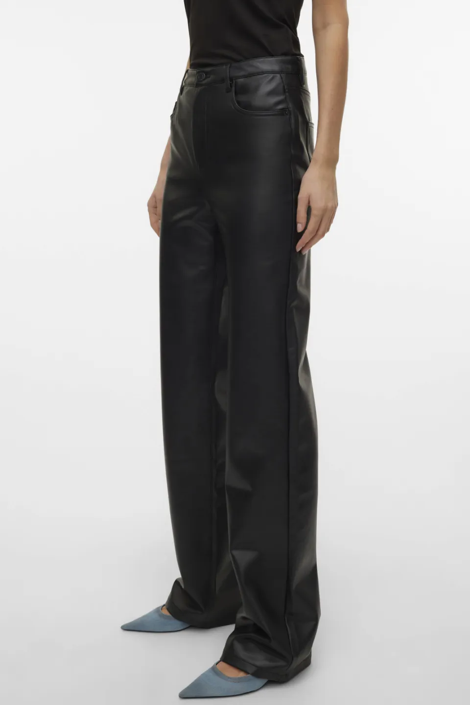 Vero Moda Tessa wide pantalon zwart, foto 7