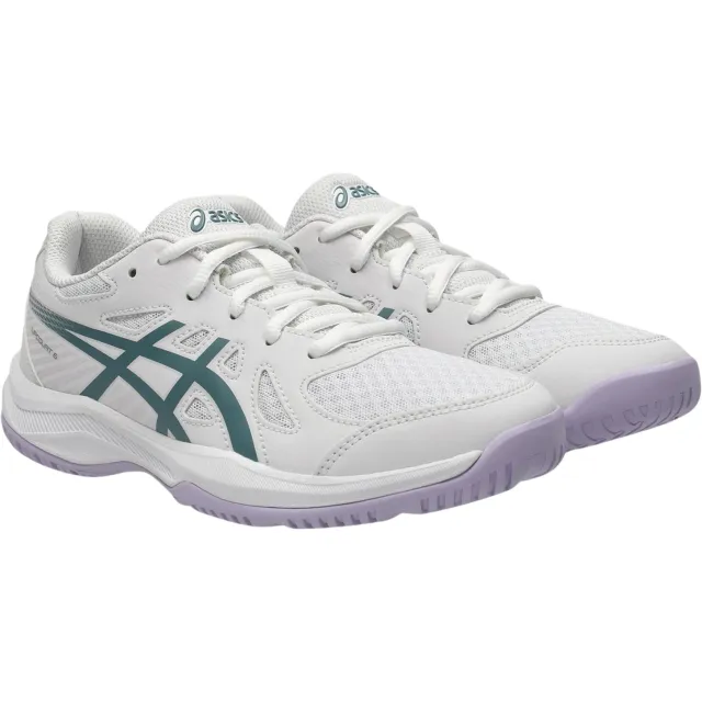 Asics Upcourt 6 GS Indoorschoenen Junior Wit