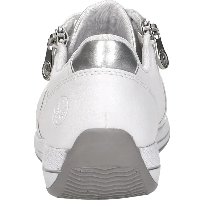 Rieker N110081 sneaker wit, foto 4