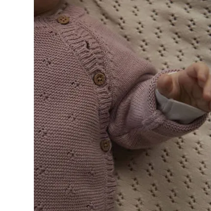 Lil' Atelier BABY trui oudroze gebreid, foto 3