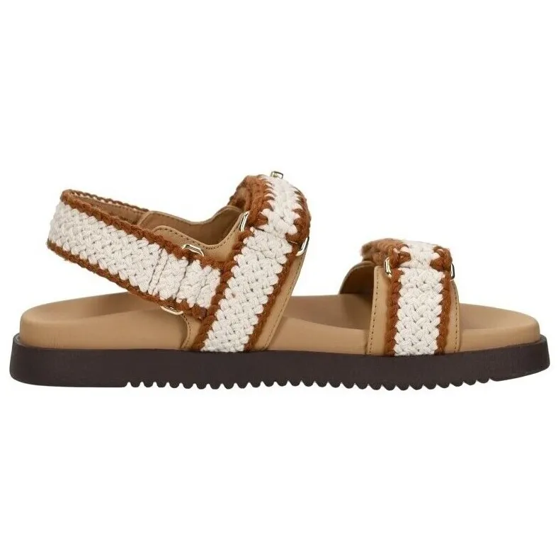 Steve Madden Mona platte sandaal beige, foto 3
