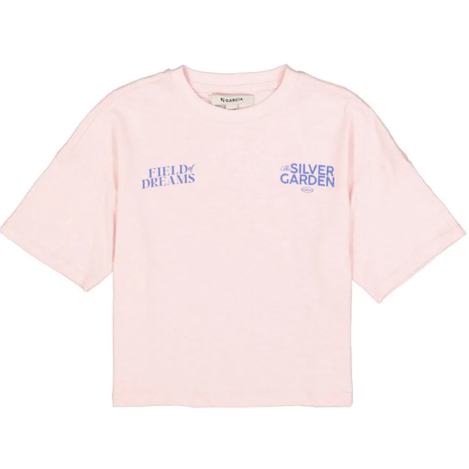 Garcia T-shirt met backprint lichtroze meisjes, foto 2