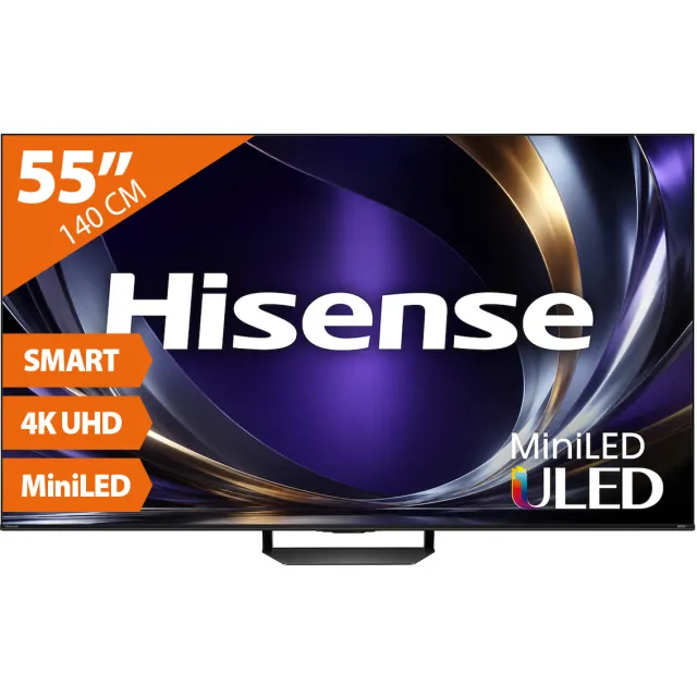 Hisense 55U79S PRO 55 inch MiniLED TV Zwart