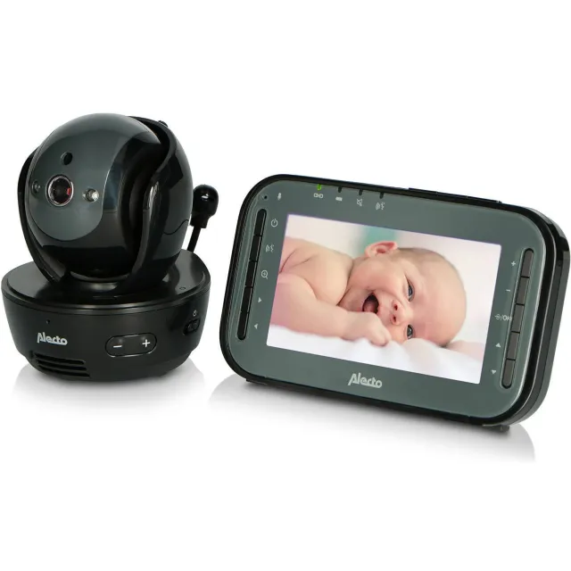 Alecto DVM200MBK - Babyfoon met camera en 4.3' kleurenscherm Zwart