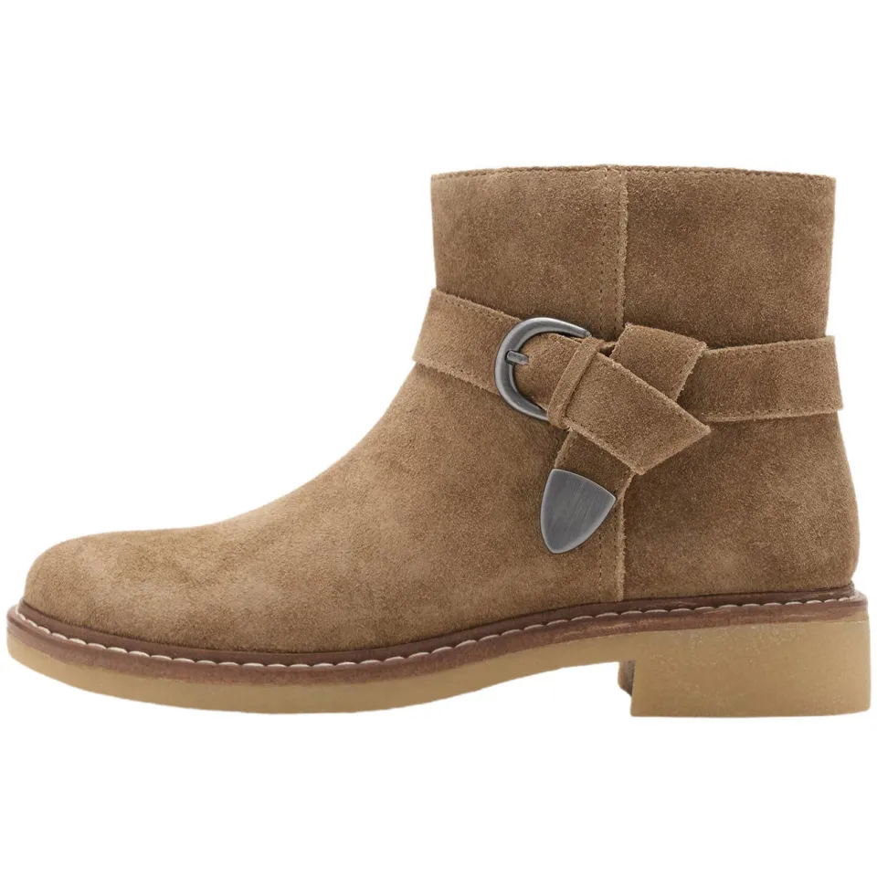Mango Kids suède enkelboots - lichtbruin, foto 3