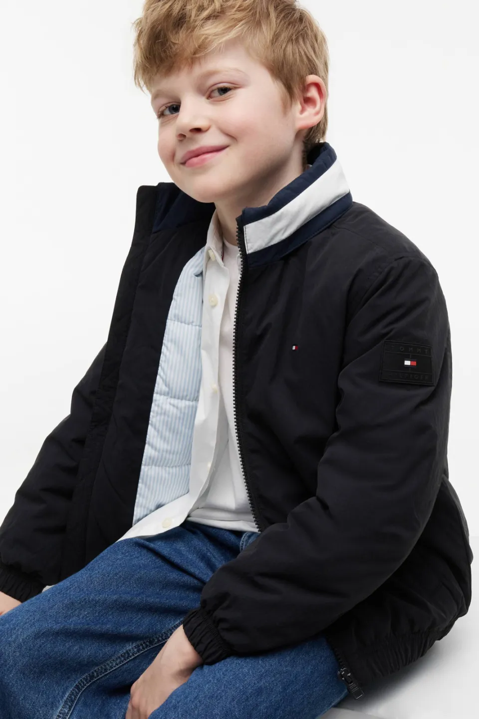 Tommy Hilfiger gewatteerde winterjas zwart, foto 4