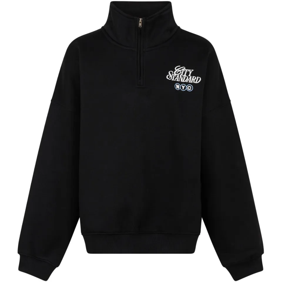 Shoeby sweater met backprint - zwart/wit/blauw, foto 2