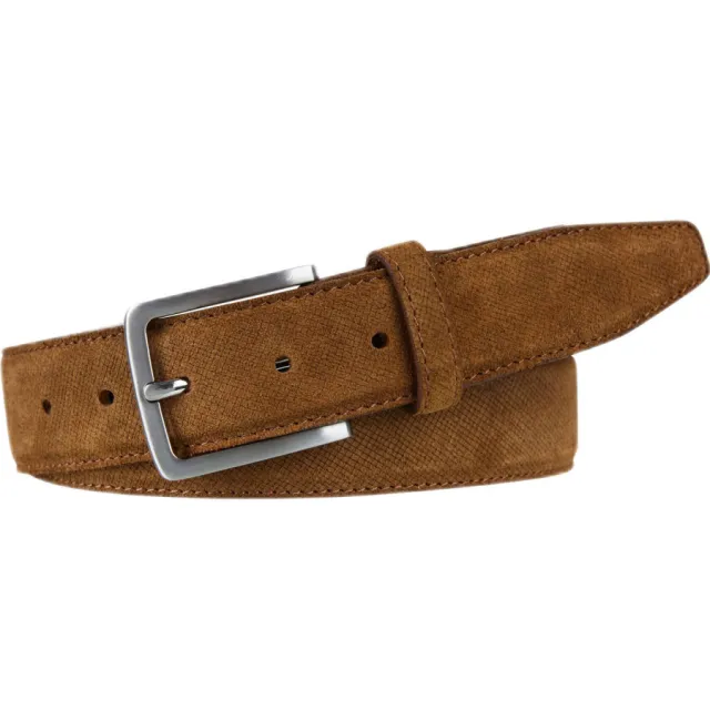 Profuomo leren riem cognac