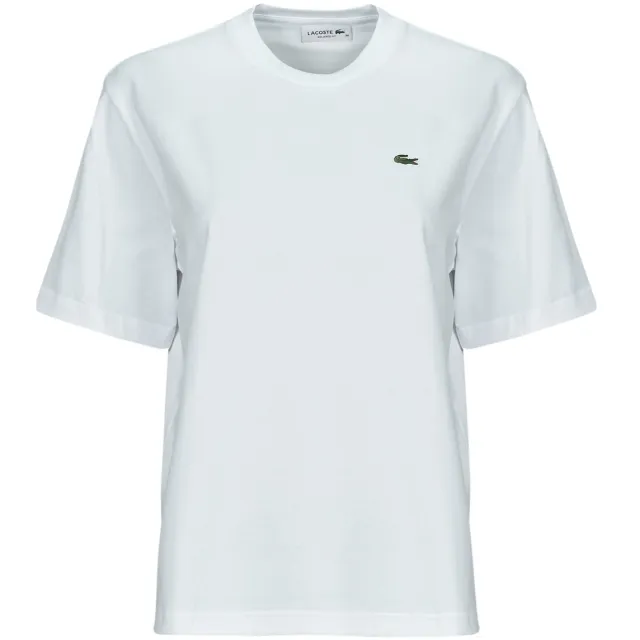 T-shirt Korte Mouw Lacoste TF7215 wit