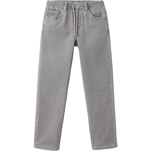 Mango Kids regular fit jeans - grijs Grey denim
