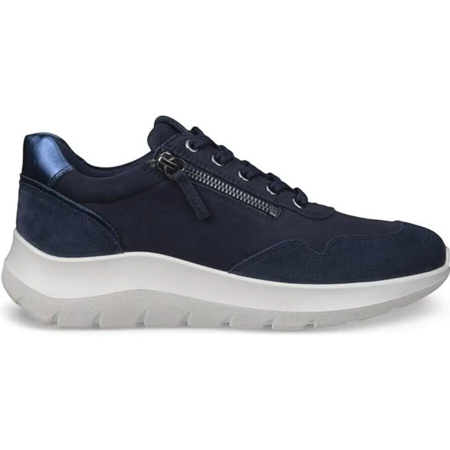 Ecco Valerie Side Zip sneakers blauw