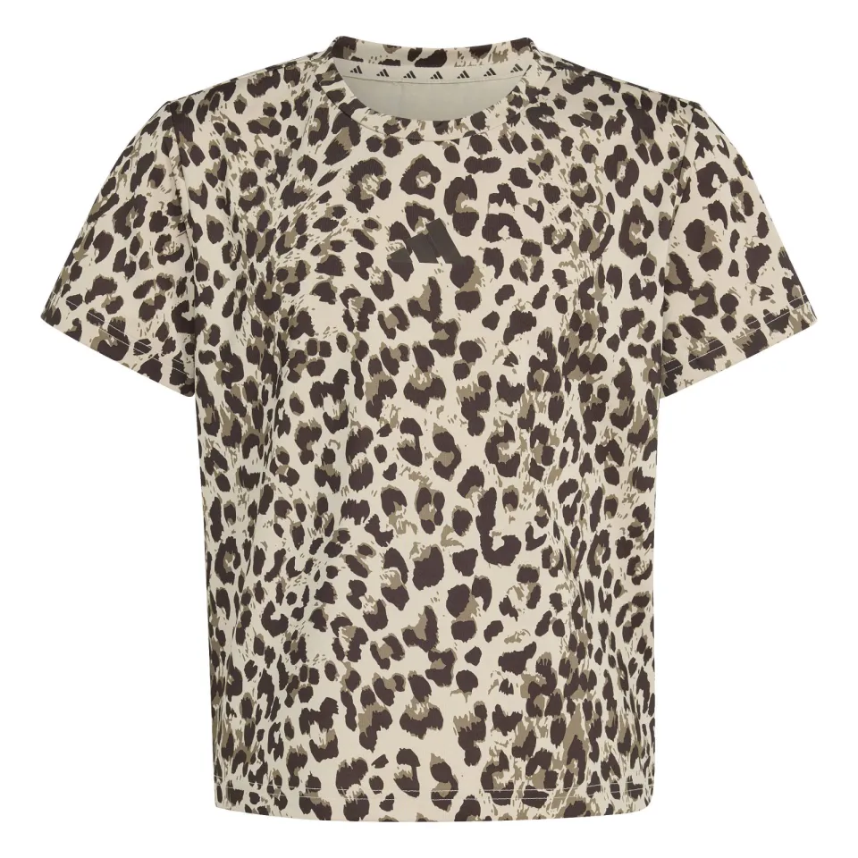 Adidas T-shirt beige panterprint, foto 2