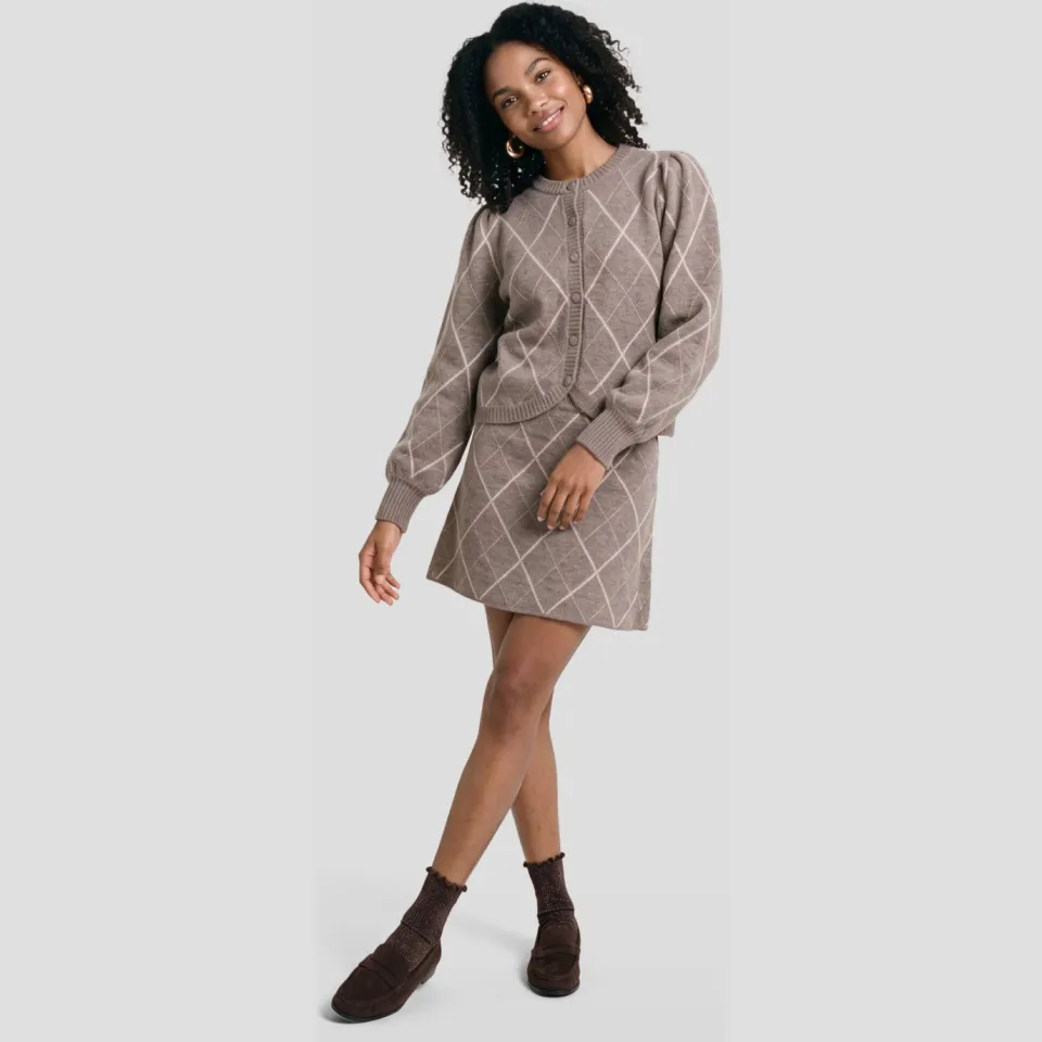 Notre-V Nv-ieske rok taupe