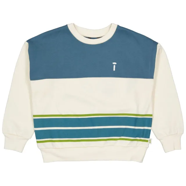 QPI gestreepte sweater - blauw, foto 2