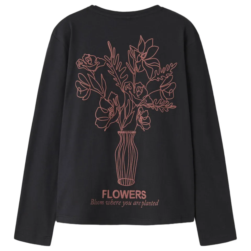 NAME IT longsleeve met backprint zwart, foto 3