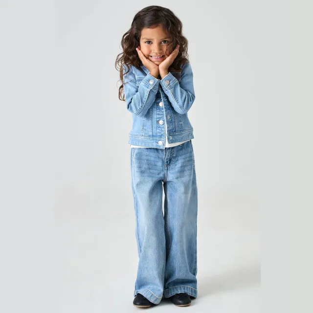Only KIDS ONLY MINI spijkerjas lichtblauw Light Blue Denim