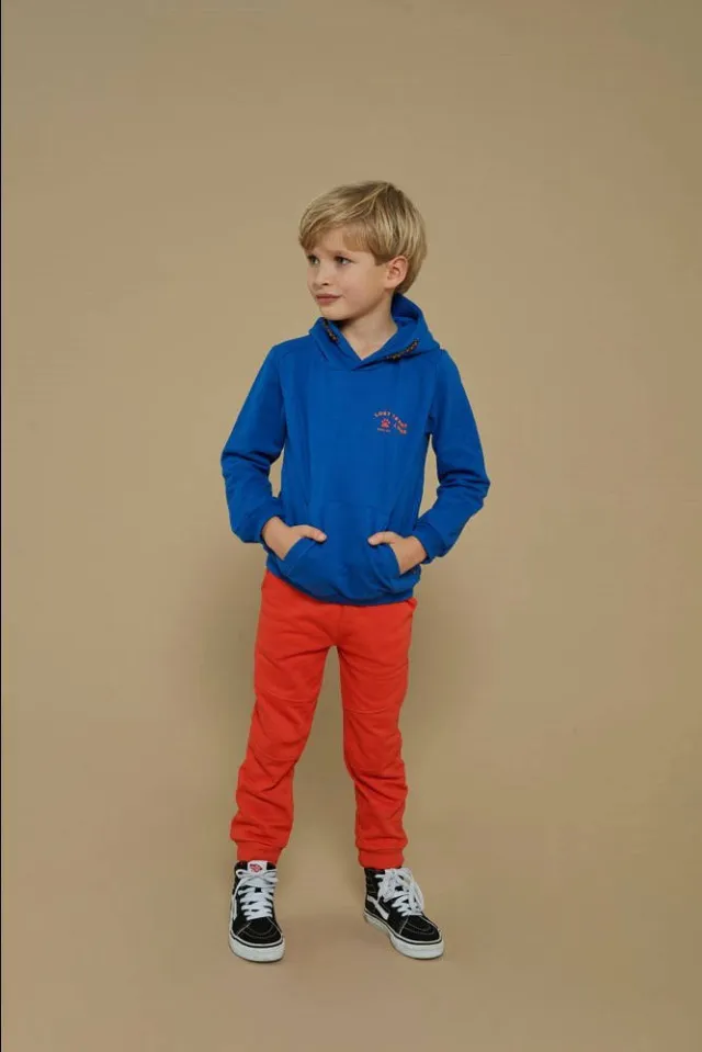 Sturdy hoodie blauw Chasing trails
