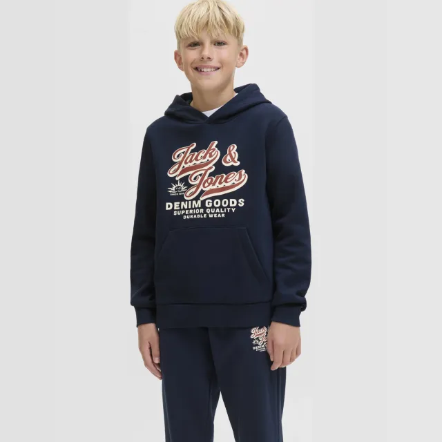 Jack & Jones JUNIOR hoodie donkerblauw