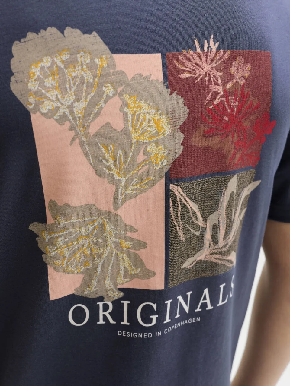 Jack & Jones T-shirt met backprint blauwgrijs, foto 8