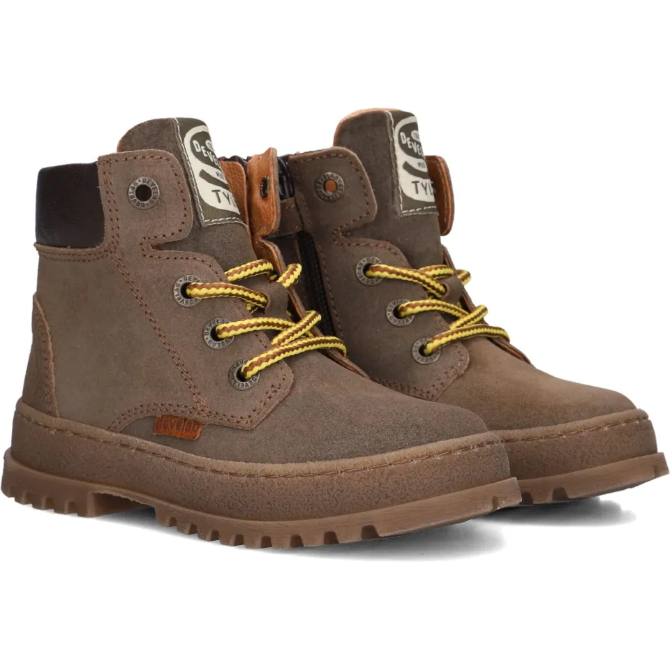 Develab leren enkelboots bruin, foto 3