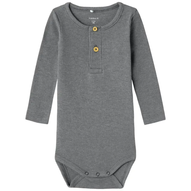NAME IT BABY romper NBMKAB grijs