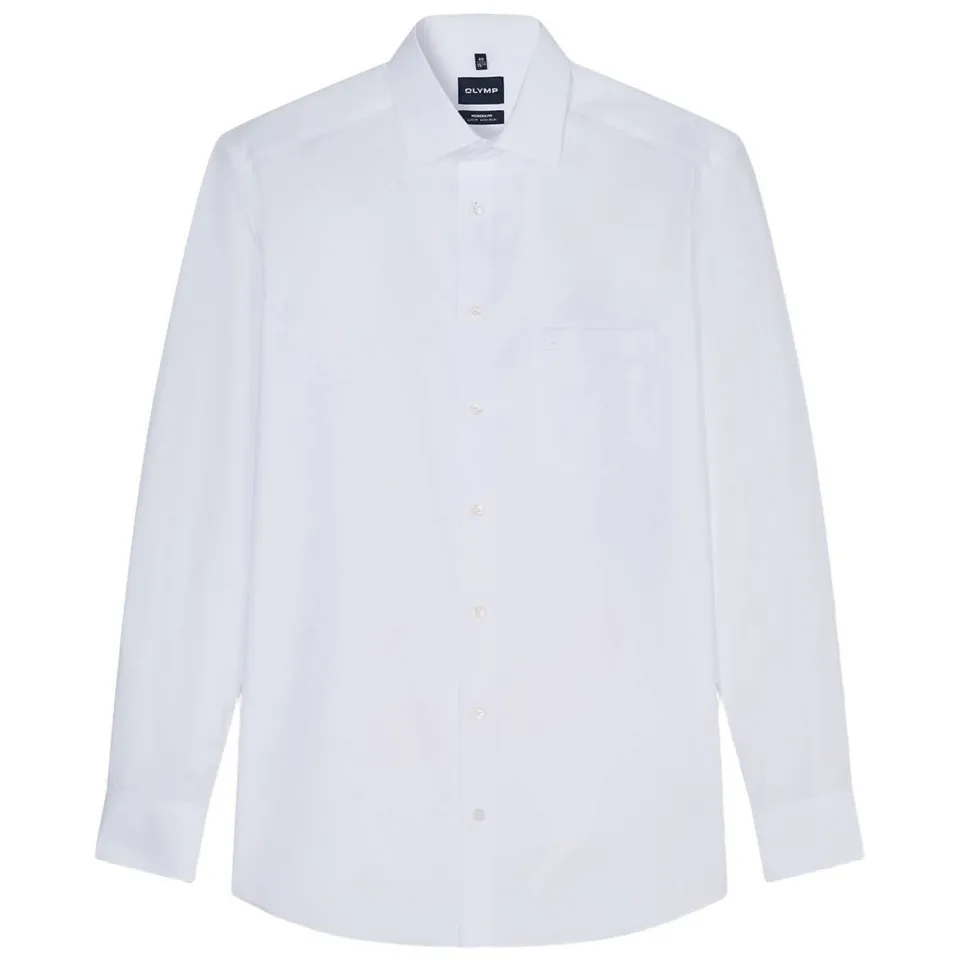 Olymp zakelijk overhemd poplin Luxor modern fit wit, foto 2