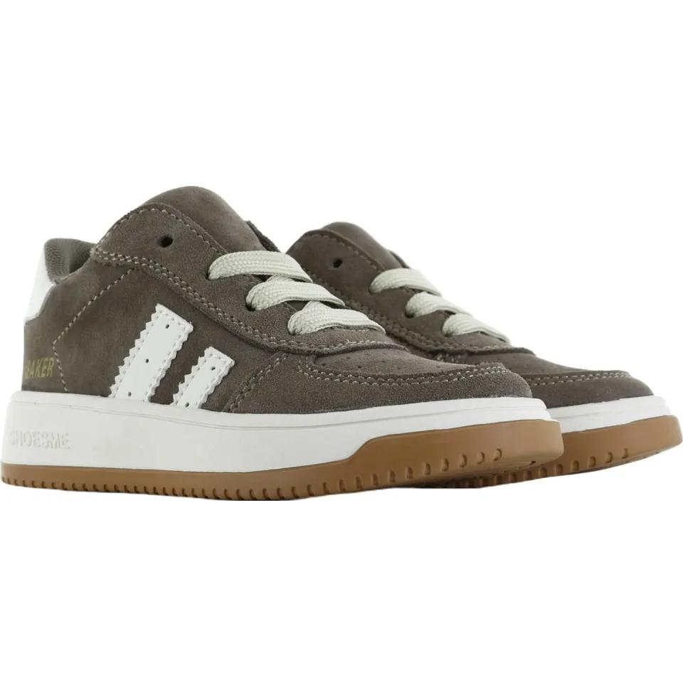Shoesme suède sneakers - kaki/ecru, foto 5