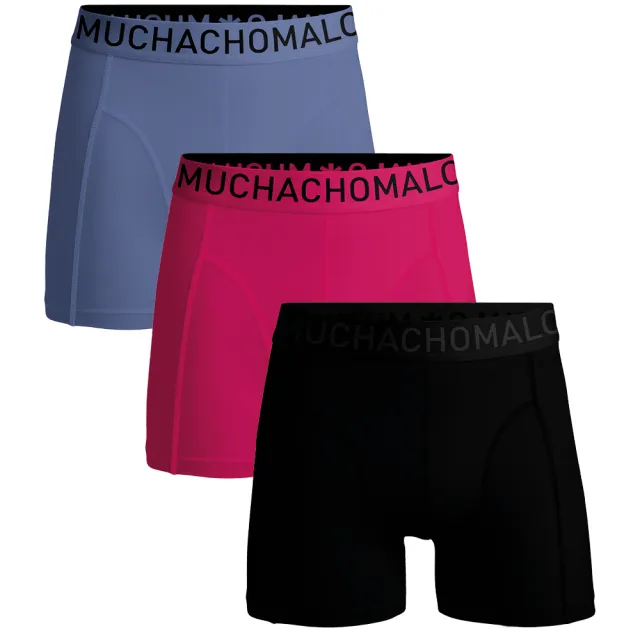 Muchachomalo Heren 3-pack Boxershorts Microfiber Veelkleurig