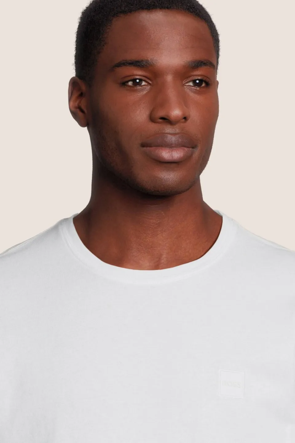 Boss regular T-shirt wit, foto 5