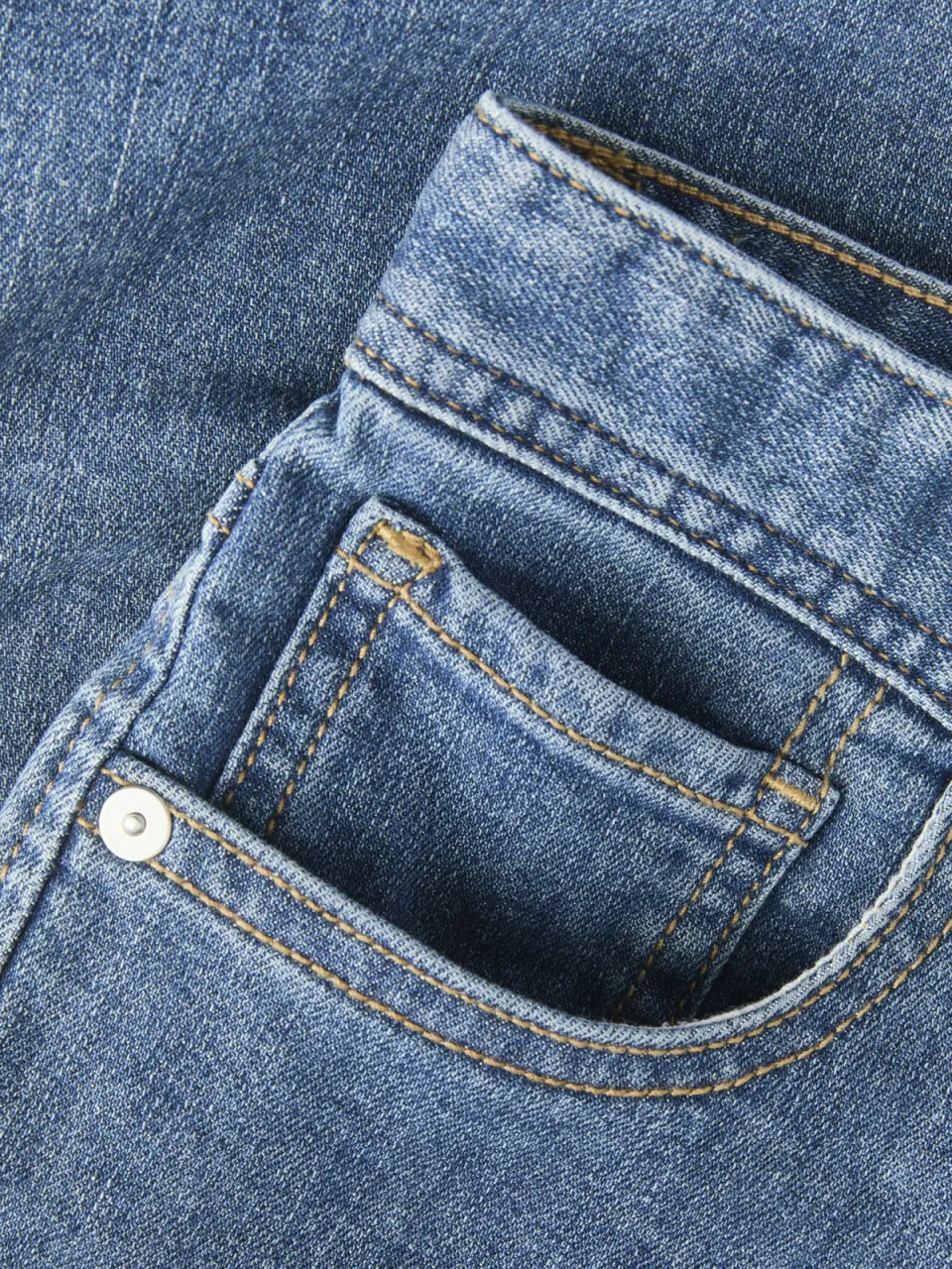 JJ Rebel Junior regular jeansshort medium blue denim, foto 5